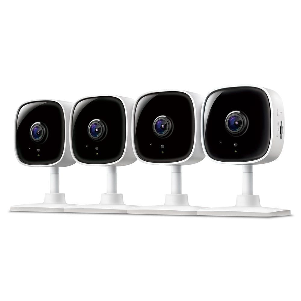 Câmera de segurança interna Tapo da TP-Link 1080P C100 (pacote com 4)