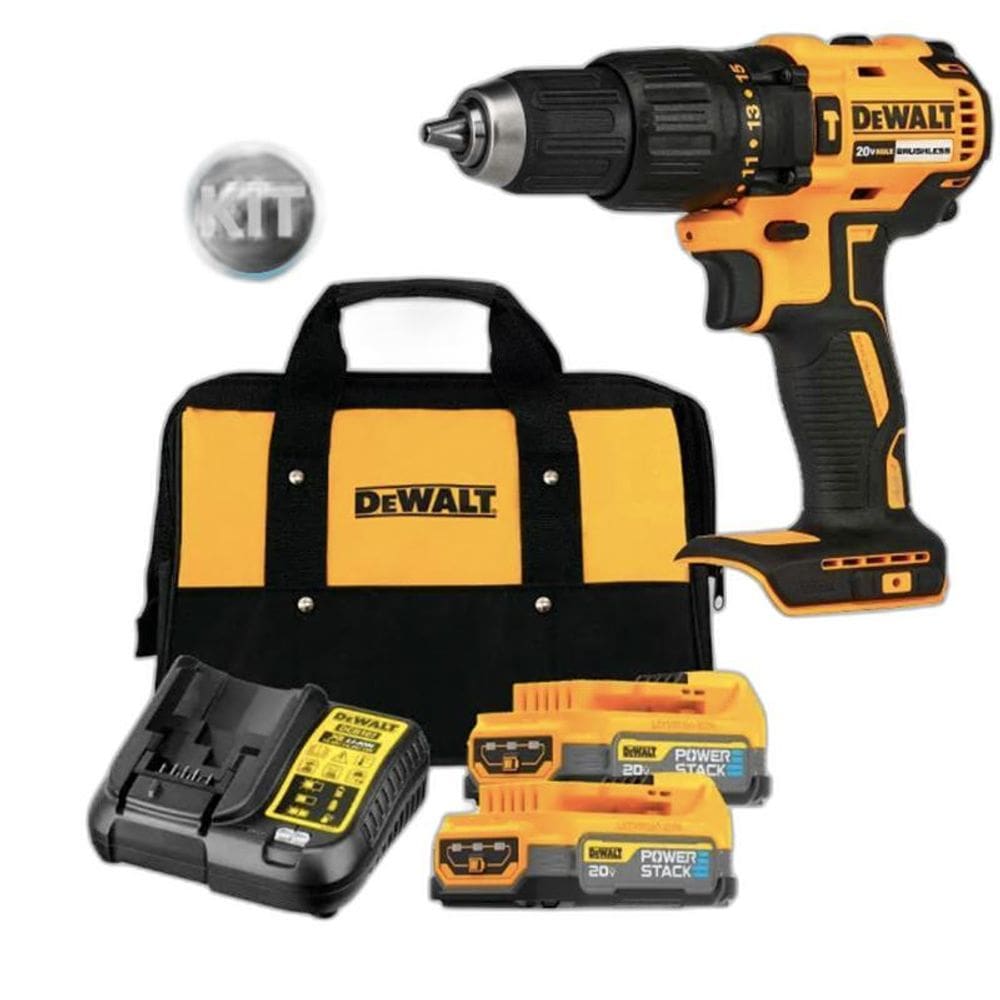 Parafusadeira / Furadeira Impacto 1/2 Bateria 20V Dewalt