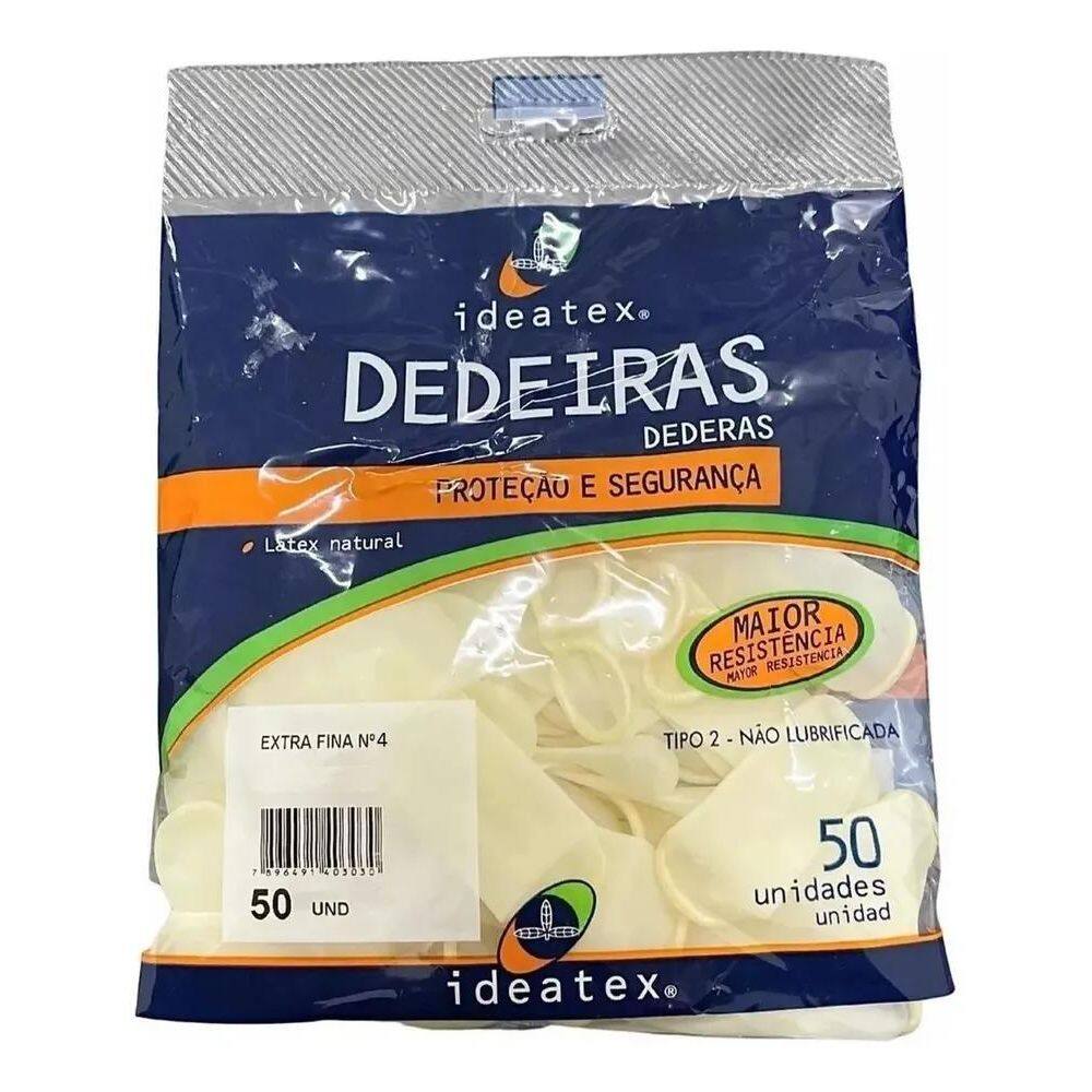 2X Dedeira Látex Ideatex Nº3 Pacote 100 Un