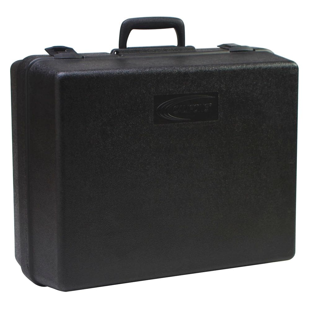 Mala de transporte Califone 2005 para equipamento de áudio preta
