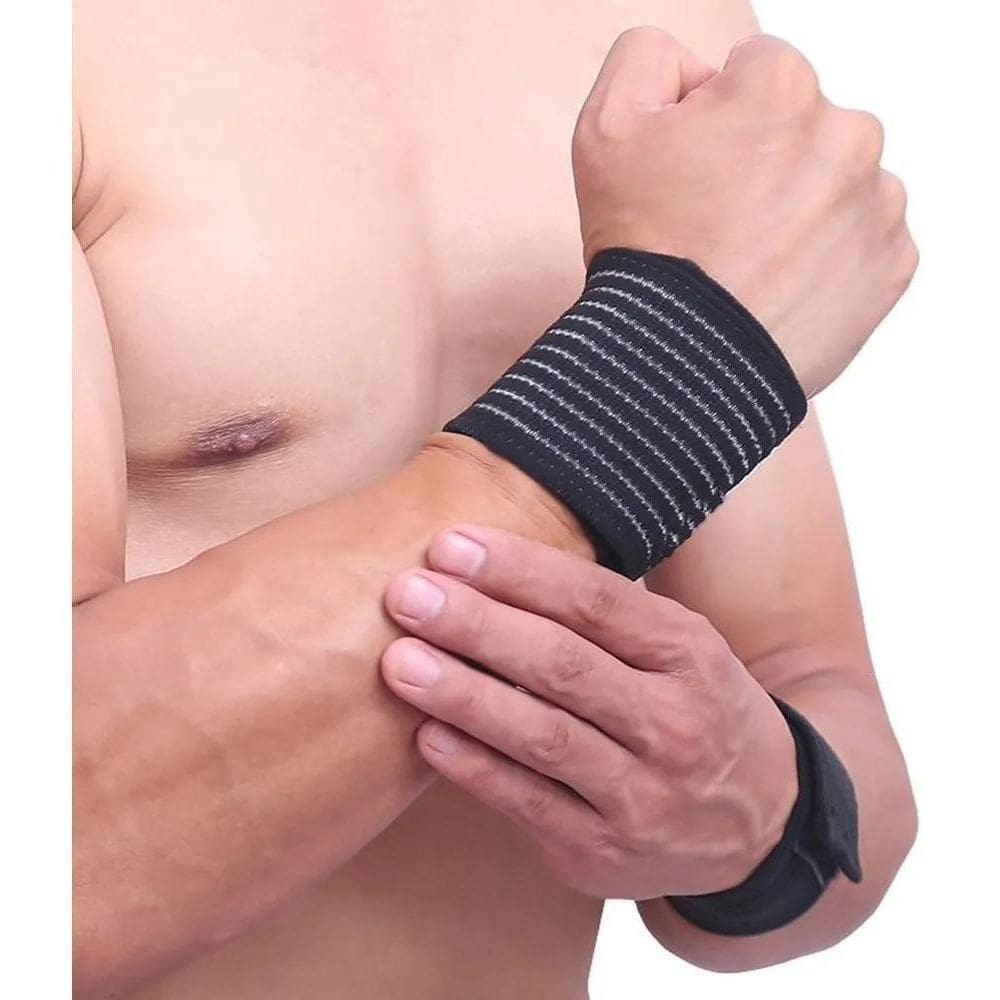 2X Faixa Protetora Para Pulso Punho Cross Esporte Musculação