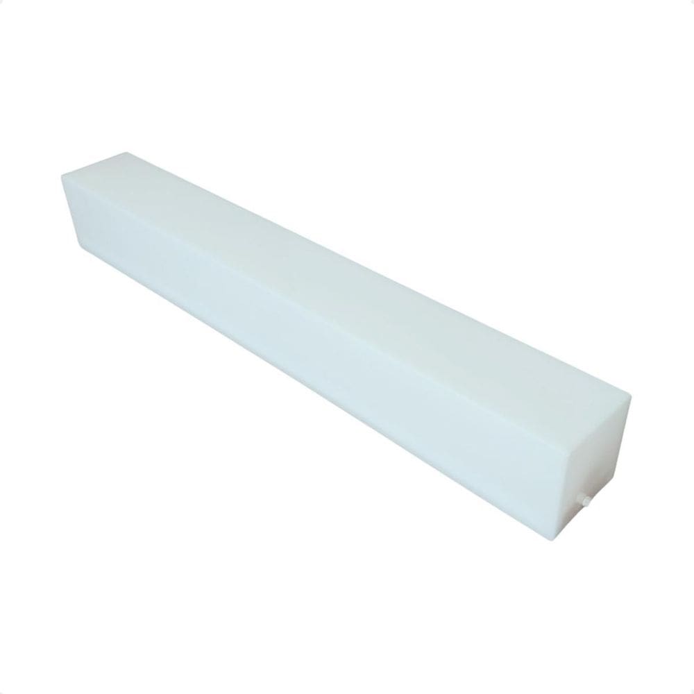 Plafon Taschibra Moderno Nadir 64Cm Retangular Branco Bivolt