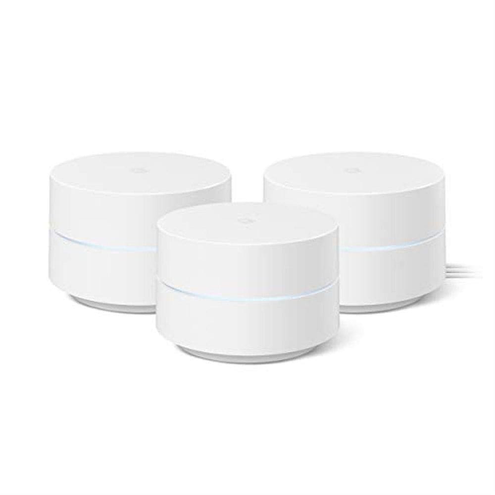 Sistema WiFi Mesh Google Wifi AC1200, pacote com 3, 450 m² de cobertura