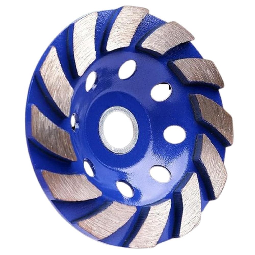 Disco De Desbaste Turbo 100Mm Para Concreto E Pedra Azul