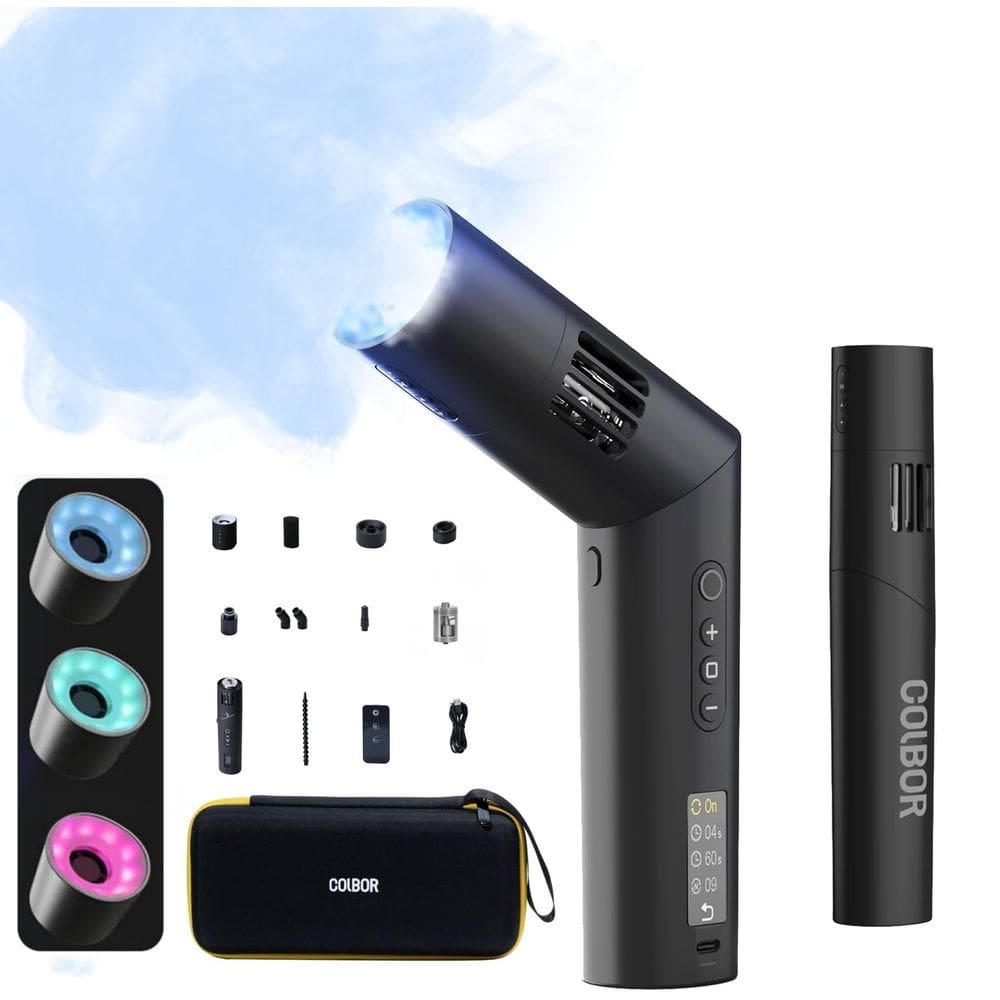 Máquina de neblina COLBOR CF5 portátil 40W com controle remoto 12mL
