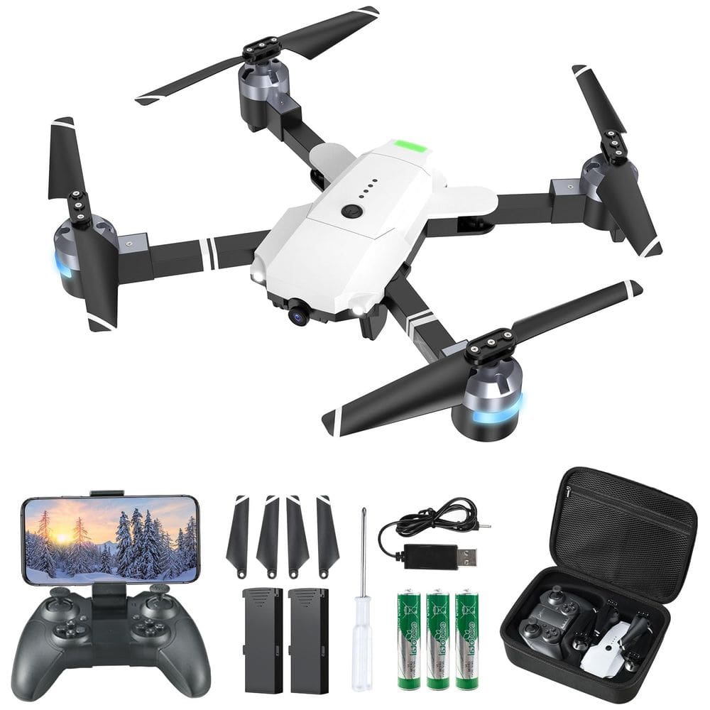 Drone ATTOP com câmera 1080P FPV para adultos com 2 baterias