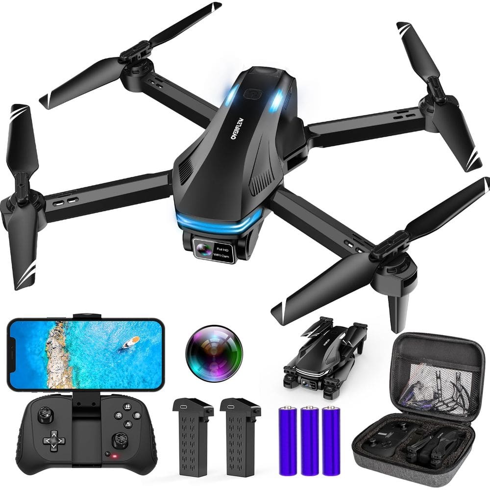 Drone Loiley com câmera 1080P FPV para adultos com 2 baterias