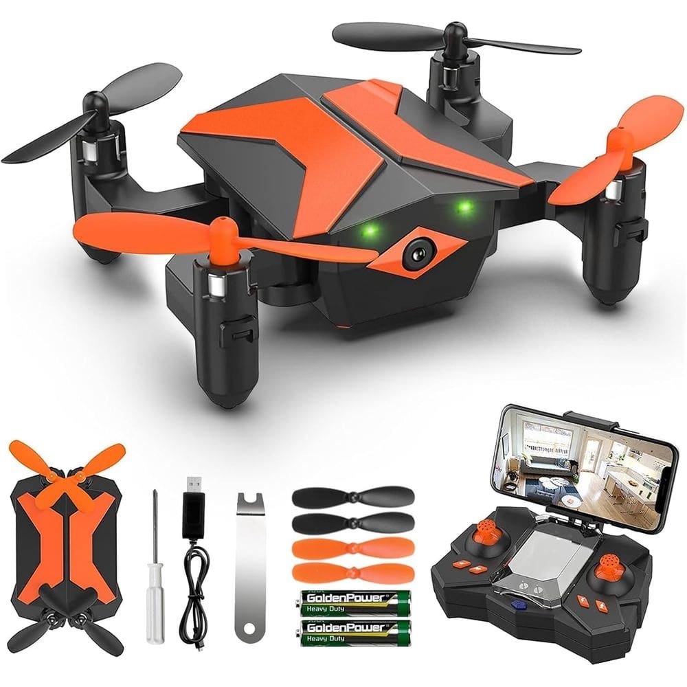 Drone ATTOP com câmera para crianças e iniciantes, vídeo FPV