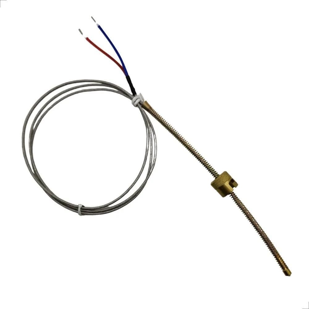 Termopar Tipo J Ponta De 6Mm Com Baioneta Cabo 2 Metros Mola
