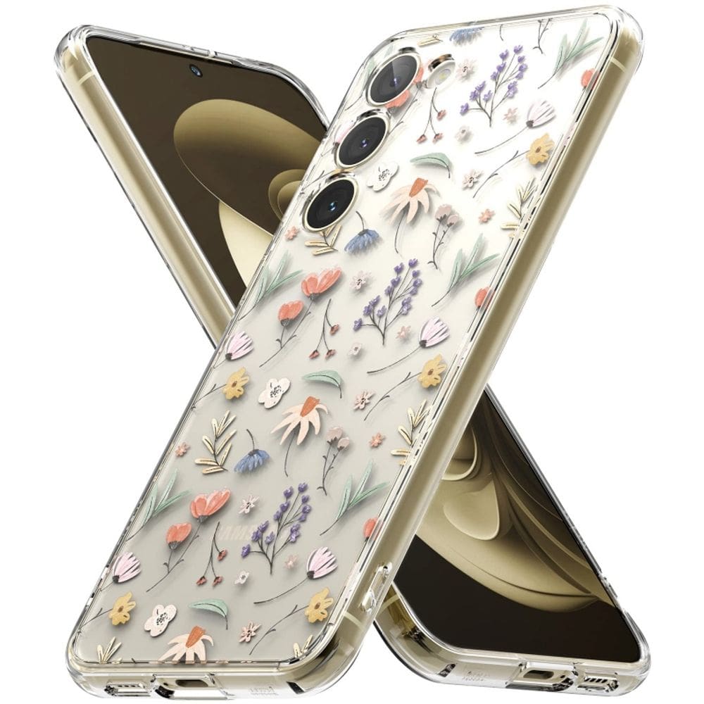 Capa de telefone Ringke Dry Flowers para Samsung Galaxy S23 Plus