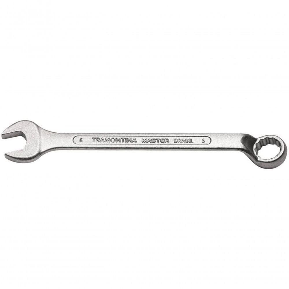 Chave Combinada 6mm Tramontina Master Com Pescoço Corpo Forjado Em Aço Especial Cromado