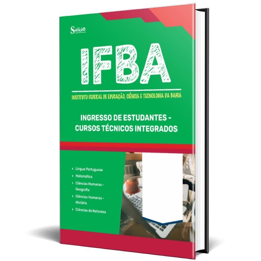 Apostila Ifba 2025 Ingresso Estudantes Cursos Técnicos