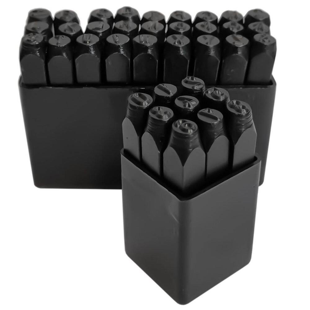 Marcador Alfanumérico 4Mm 36 Número Letra Pino Marcação Aço