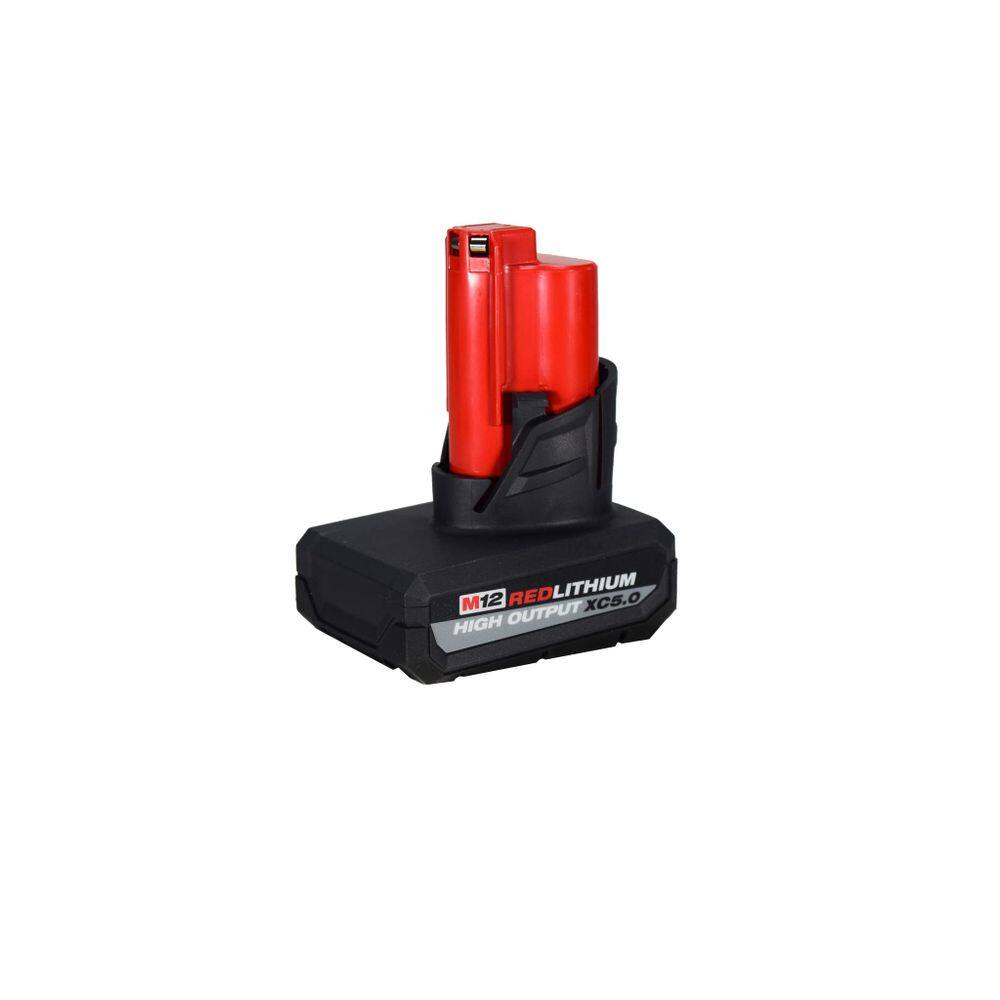 Bateria Milwaukee 48-11-2450 12V de íon de lítio 5Ah de alta saída