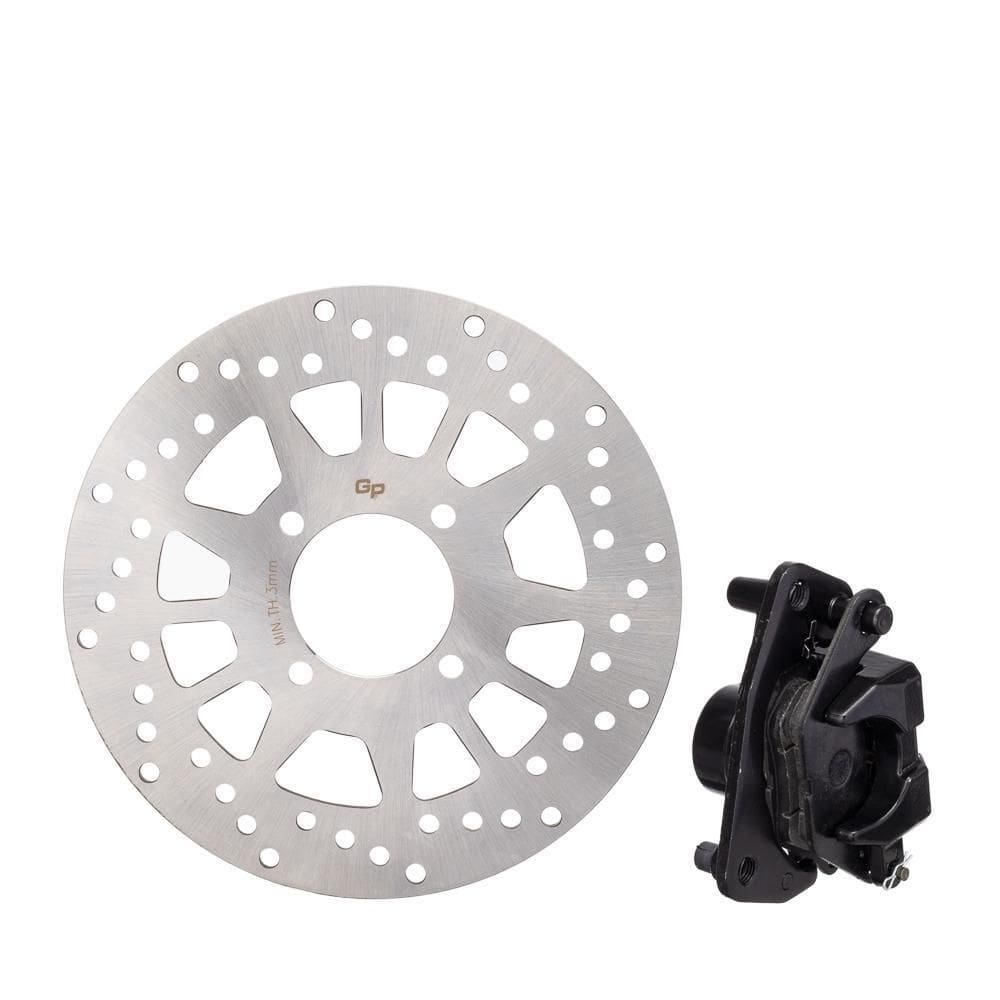 Disco Com Caliper De Freio Dianteiro Gp7 Crypton 115 10/16