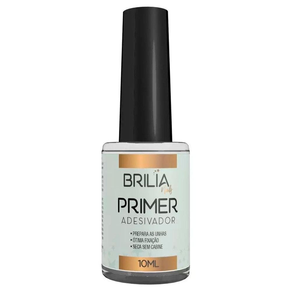 Primer Adesivador Liquido Preparador De Unhas Brilia 10Ml
