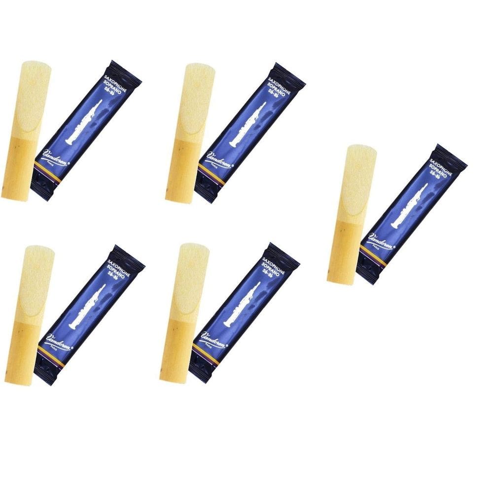 Kit 5 Palhetas Sax Soprano Vandoren 1.5