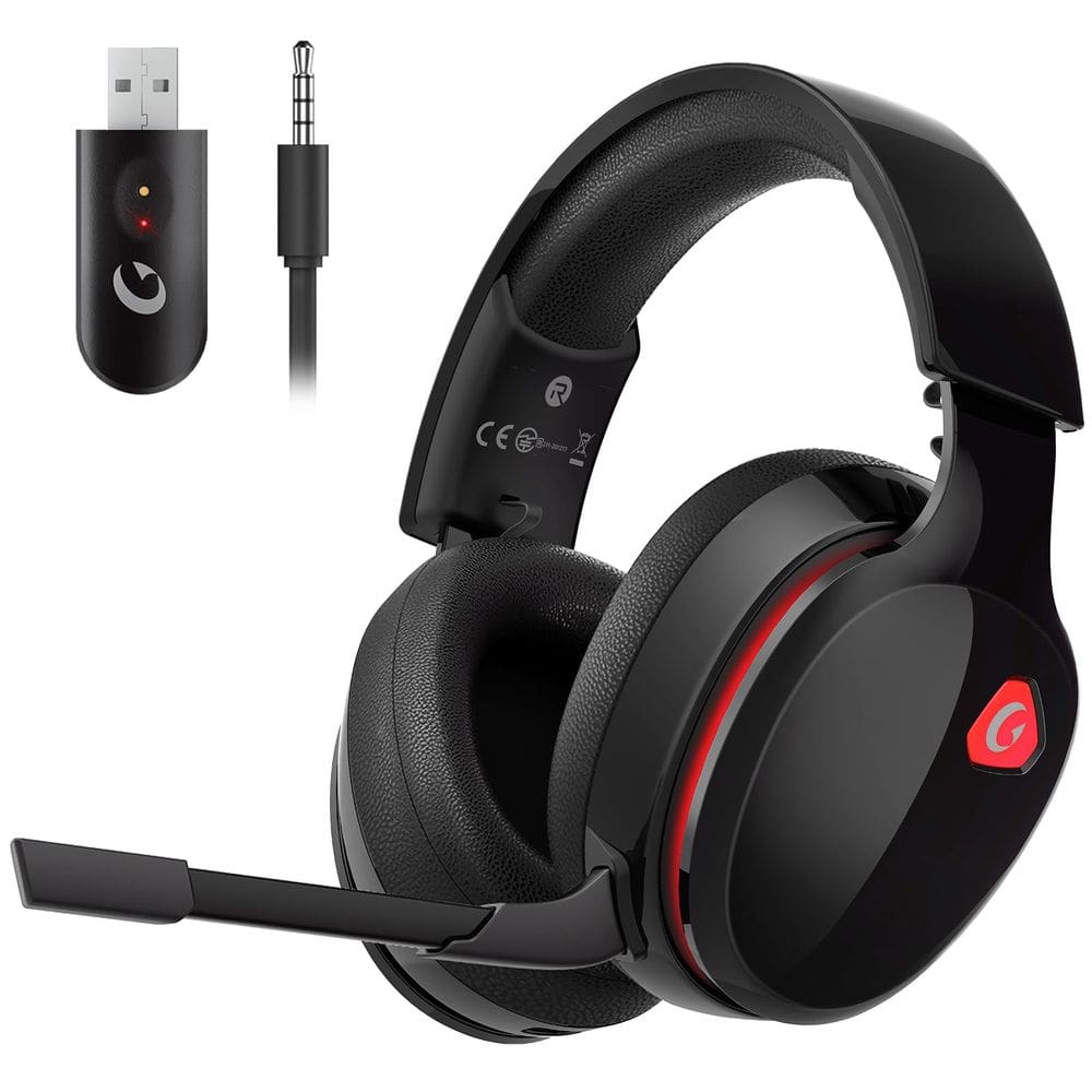 Fone de ouvido sem fio para jogos Gtheos Captain 300 para PS5/PS4/PC