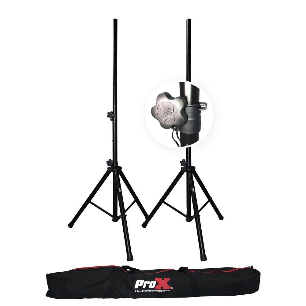 Suportes para tripés de alto-falante Prox T-SS18P Heavy Duty, pacote com 2 pés