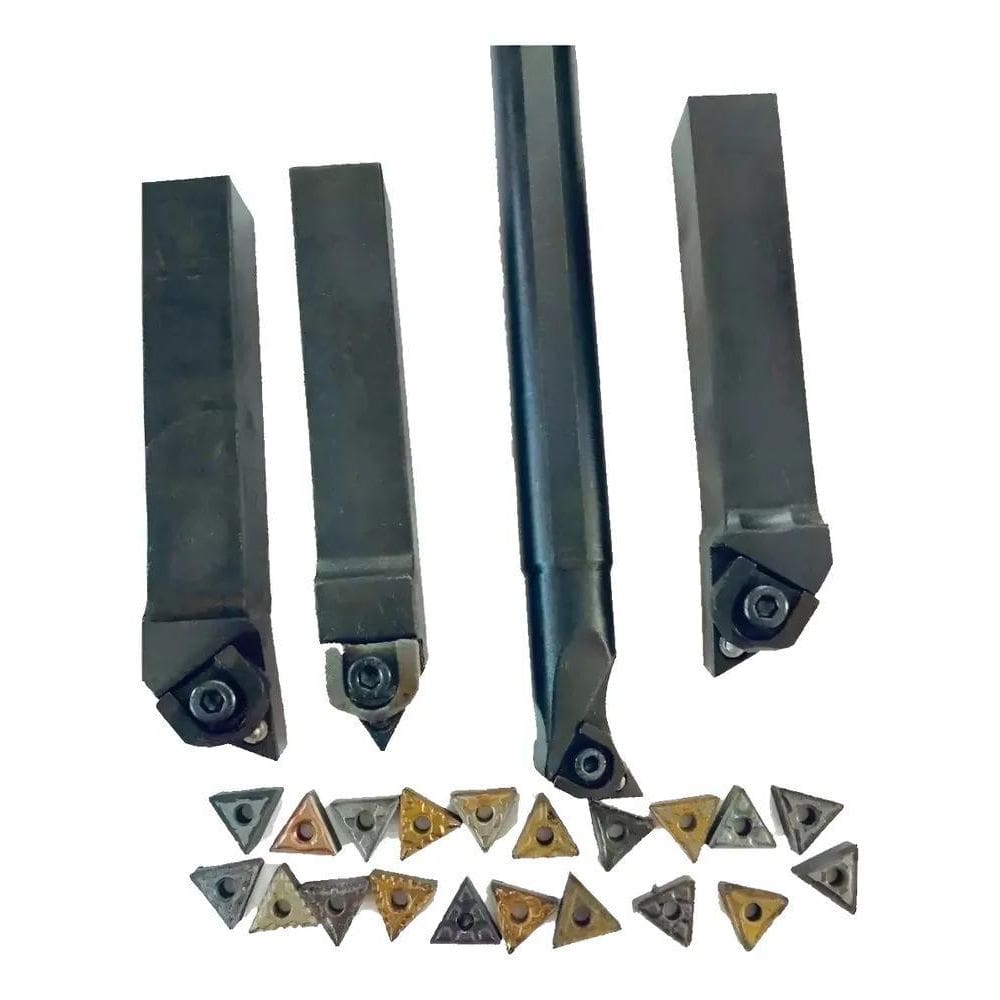 2X Ferramenta Para Torno Suportes 20Mm Pastilhas Tnmg16