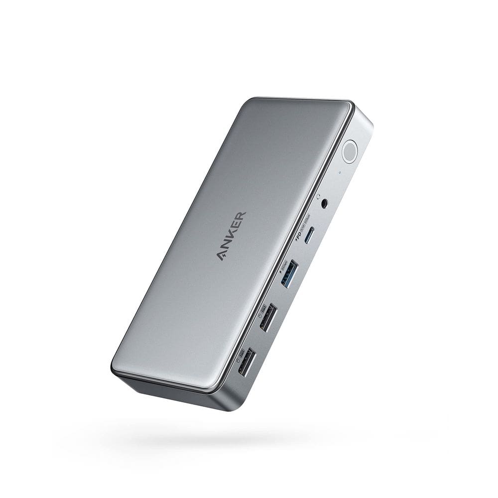 Estação de ancoragem USB C Anker 10 em 1 com HDMI/DisplayPort duplo