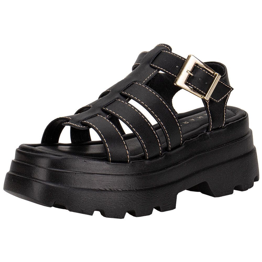 Sandália Feminina Salto Grosso Ramarim 2542203