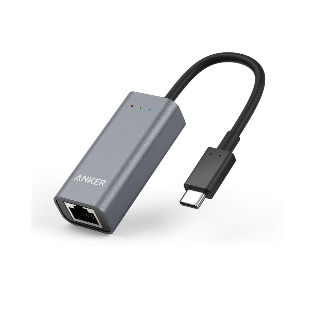 Adaptador Ethernet Anker USB C para rede Ethernet de 1 Gigabit