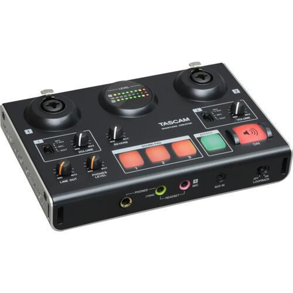 Ministudio Tascam Creator Us-42B Podcast Studio Preto