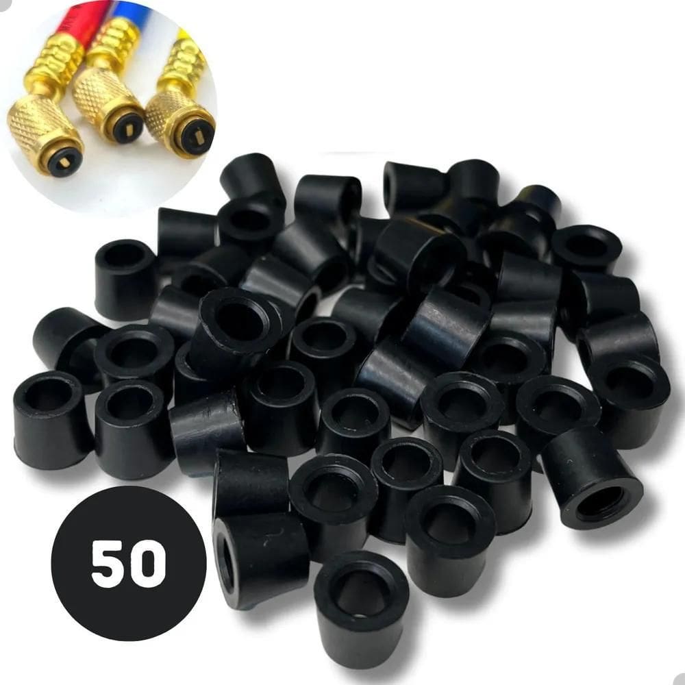 2X Kit 50 Reparo Mangueiras Manifold Vedação Vedador Borrach