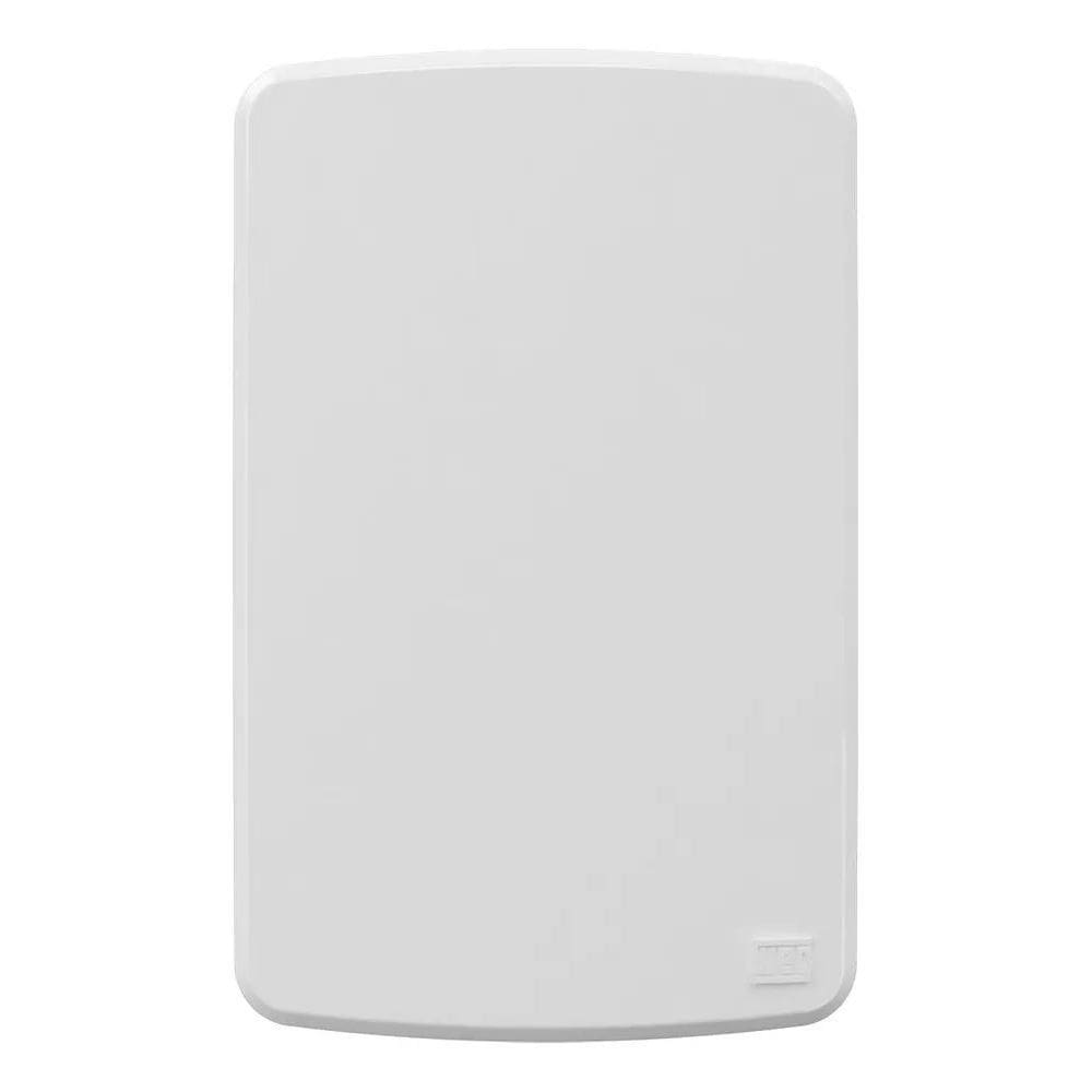 2X Placa Cega 4X2 + Suporte Branco Composé - Weg