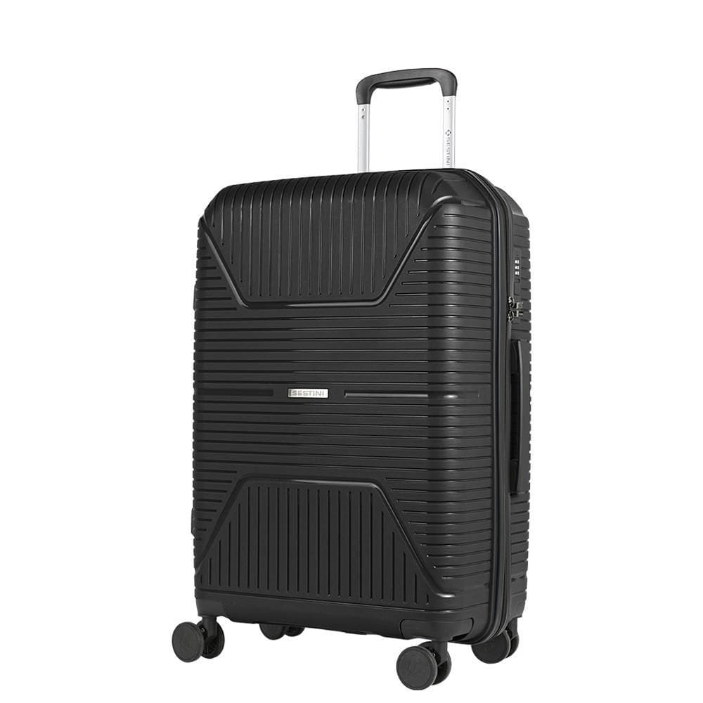 Mala Média 23Kg Com Rodas 360 Pp Prime 24 - Preto