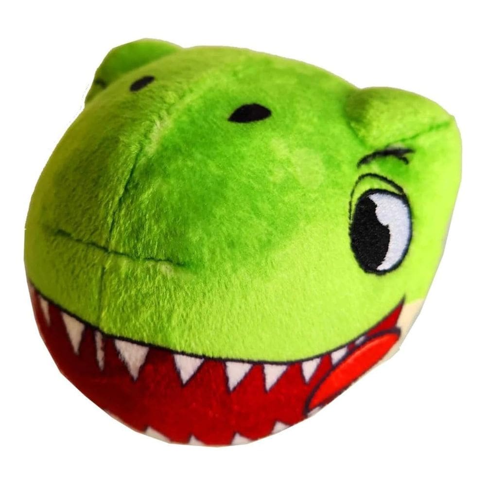 Brinquedo de pelúcia ChuckleHeadz T-Rex Dinosaur com sons para crianças