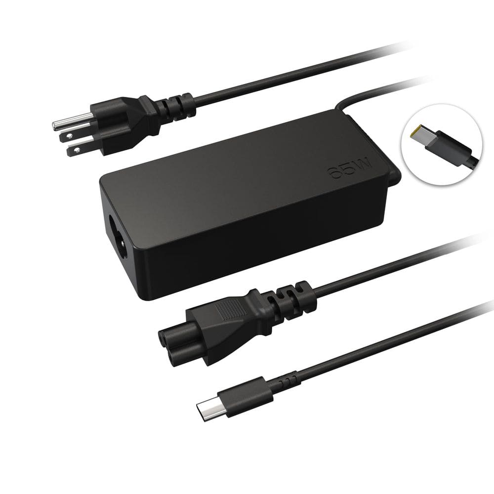 Carregador de laptop HBONY 65W 45W USB C para Lenovo Thinkpad X1