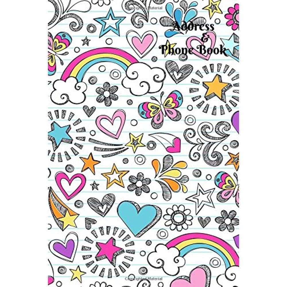 Lista de endereços e telefones Genérica Registro de endereços 6x9in