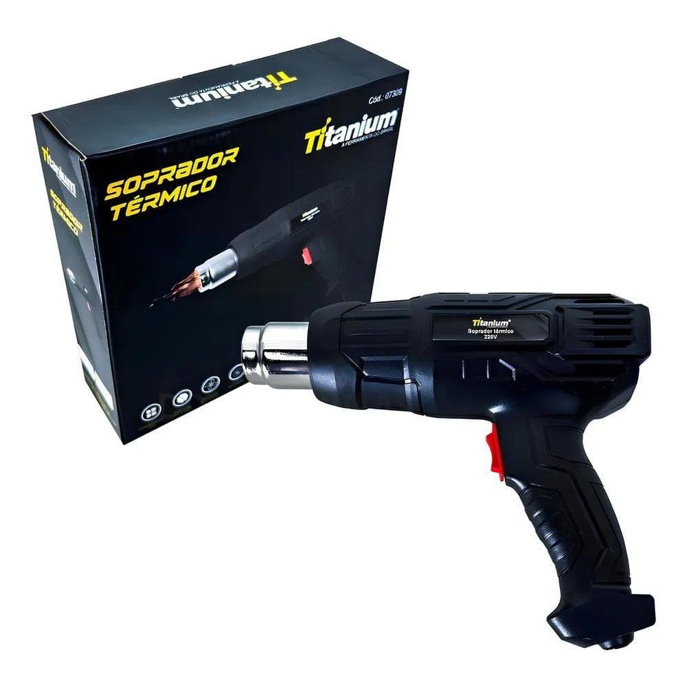 2X Soprador Térmico 1500W Profissional 2 Estágios Titanium 0