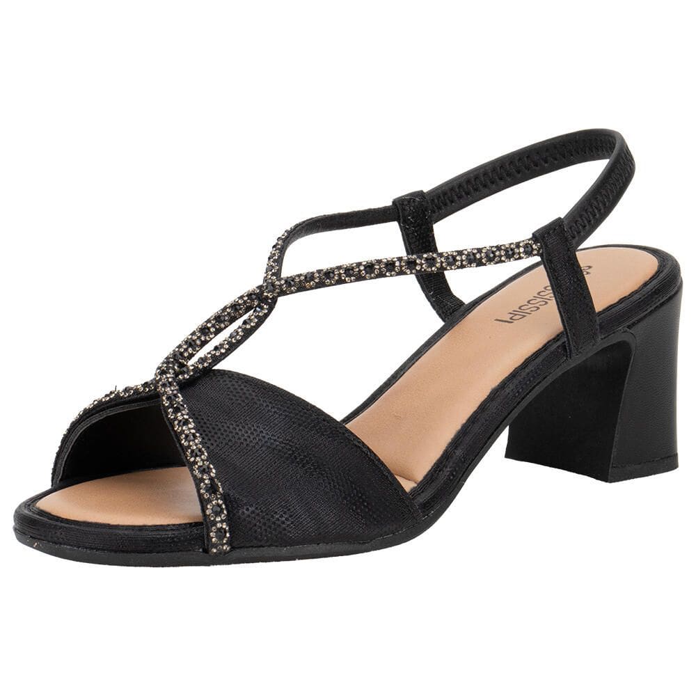 Sandália Feminina Salto Grosso Mississipi Mf752