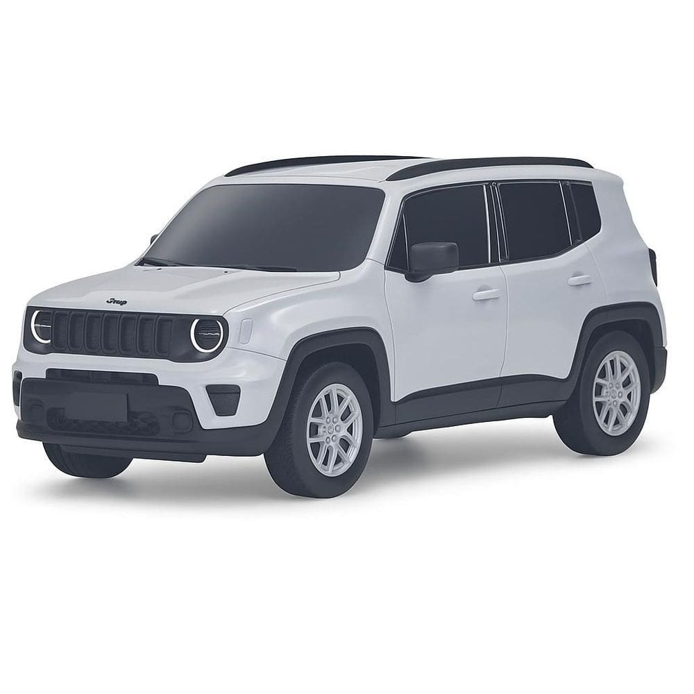 Carrinho Cinza Jeep Renegade Com Chaveiro Usual Brinquedos