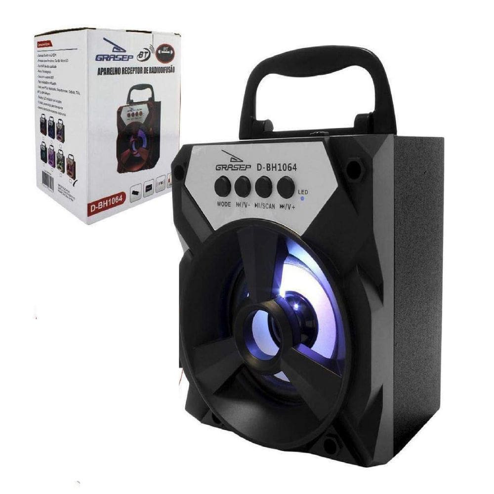 Kit 2 Caixinhas Caixas Som Portátil Fio Bluetooth Celular