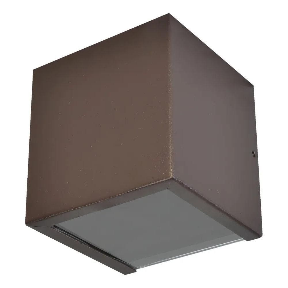 2X Arandela Alumínio 1 Foco Externa Muro Parede Dicróica 620