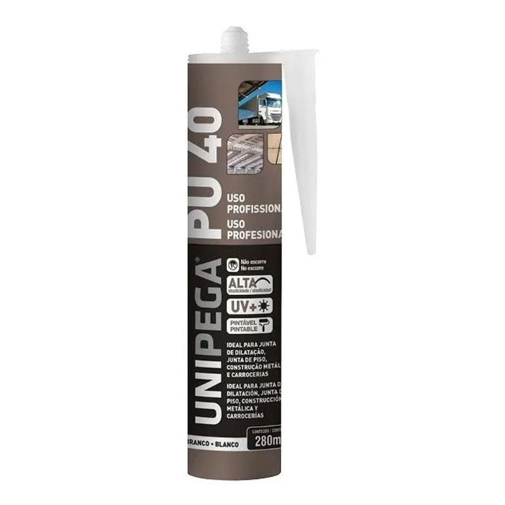 2X Silicone Pu40 Adesivo Selante De Poliuretano Branco 400G