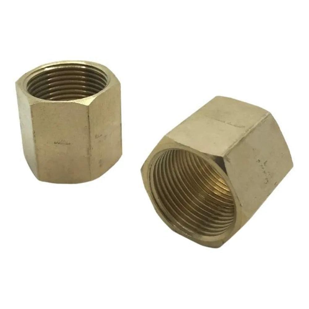2X 2 Conexão Emenda Em Latão Luva Fêmea Rosca 1/4 Bsp Kit