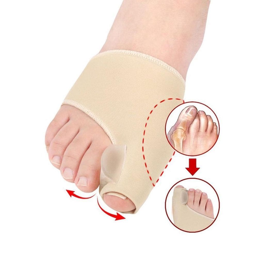 Par Protetor Corretivo Com Separador Dedão Alinhamento