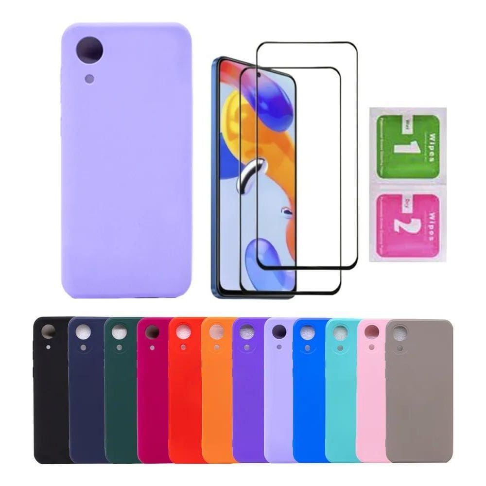 2X Capinha Capa Case Para Samsung Galaxy A03 Core + 2 Pelícu
