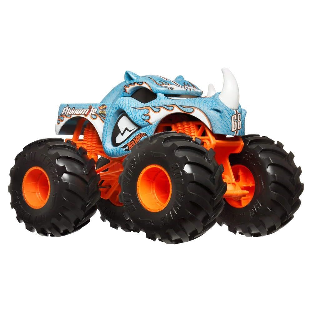 Toy Monster Truck Hot Wheels Rhinomite 2024 1:24 fundido sob pressão