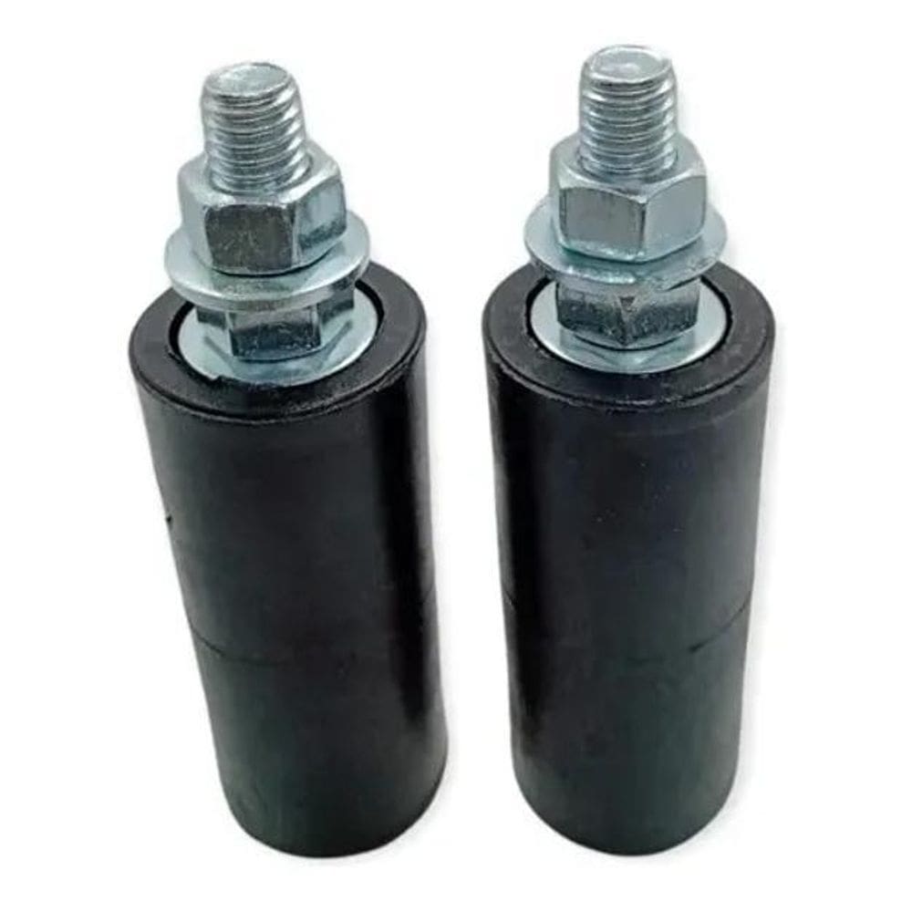 2X Guia Rolete Para Portão 30 Mm X 70 Mm 2 Unidades