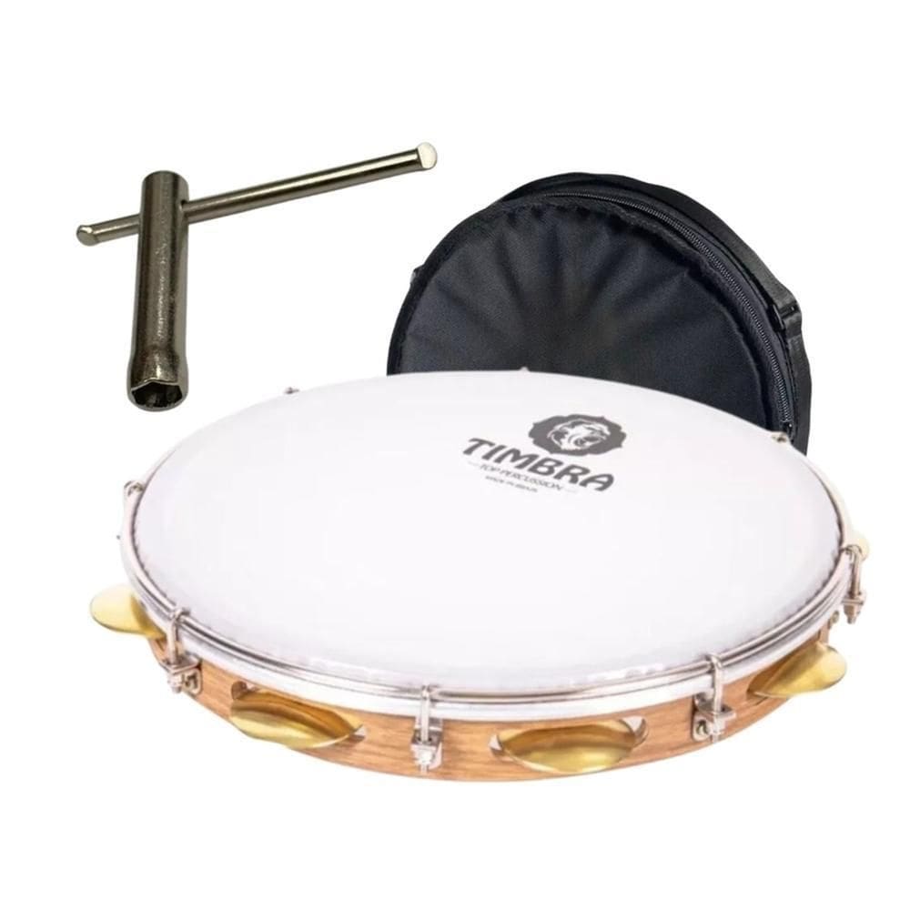 Pandeiro Timbra Profissional 11 Pol Formica Freijo Prat 2 C