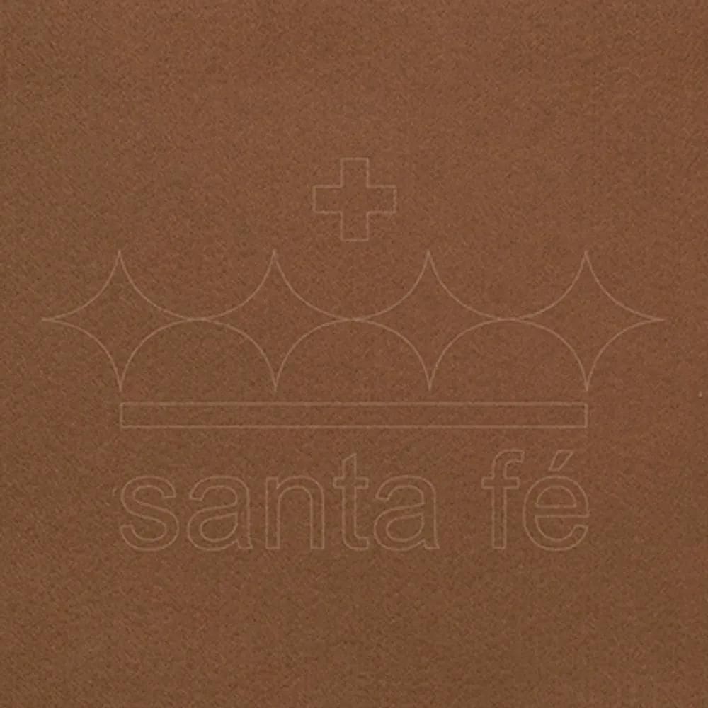 2X Feltro Liso Santa Fé, 50 Cm Por 70 Cm Marrom