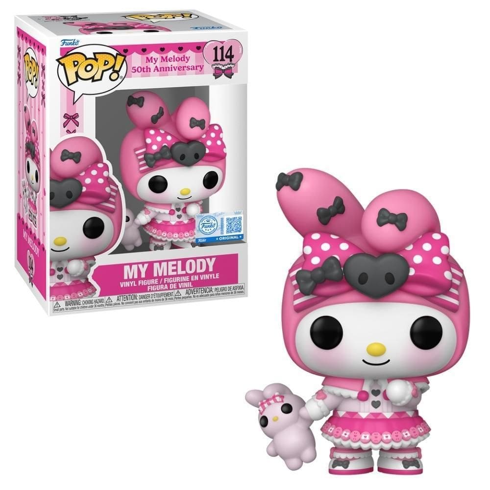 Boneco Funko Pop Sanrio My Melody 50 Anos My Melody C/Pipi