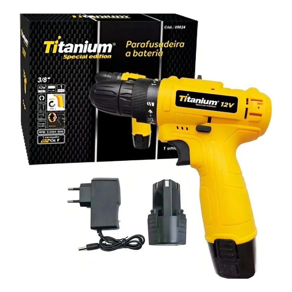 Parafusadeira 12V Special Edition 1,2Ah Biv 06238 - Titanium