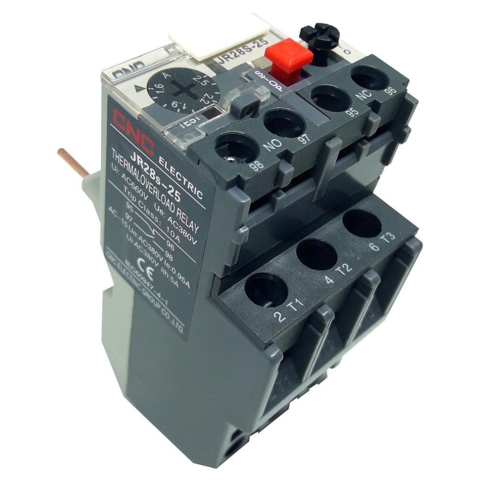 Rele Térmico JR28S-25 1,6-2,5A - Proteção Sobrecarga/Falta Fase